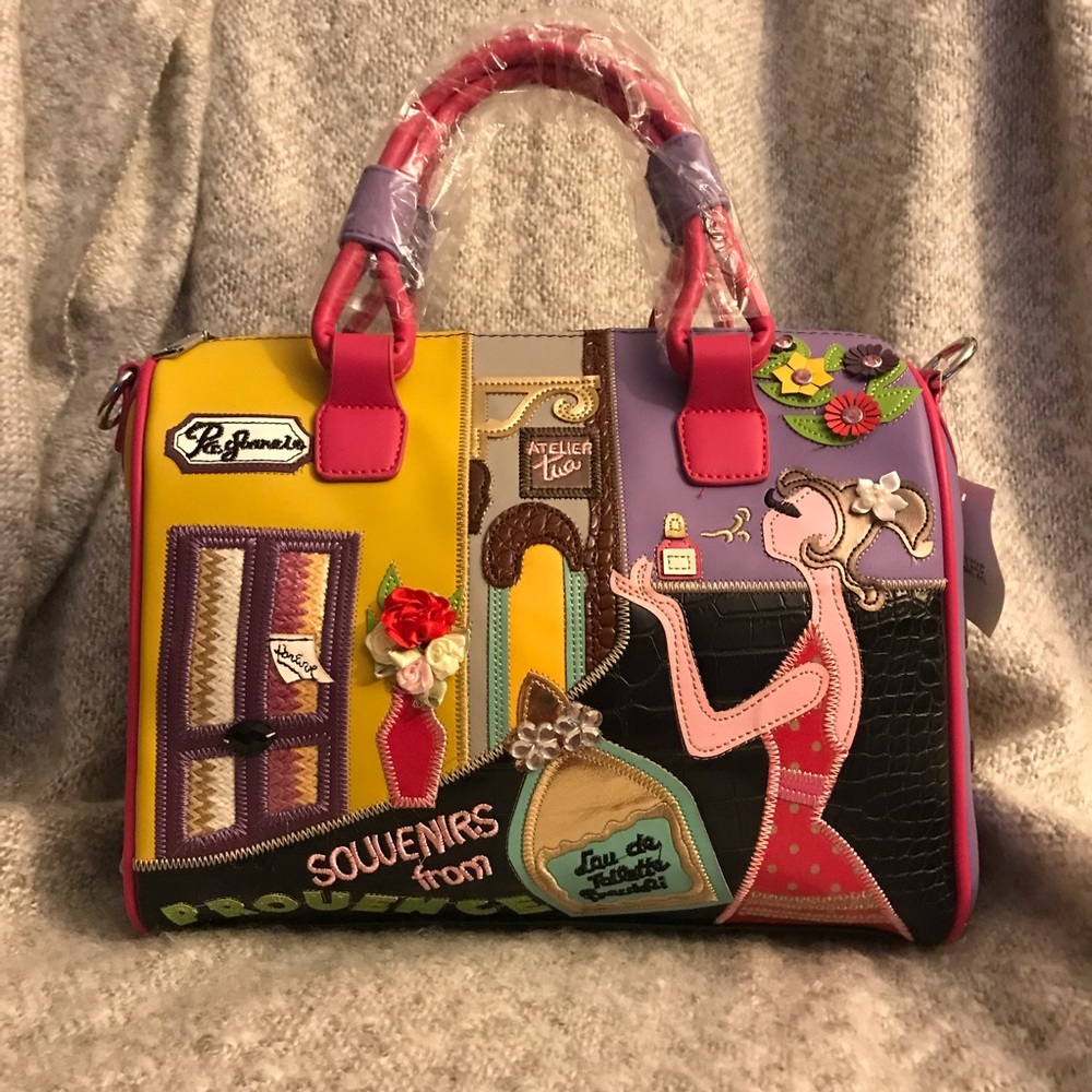 Adorable collage purse